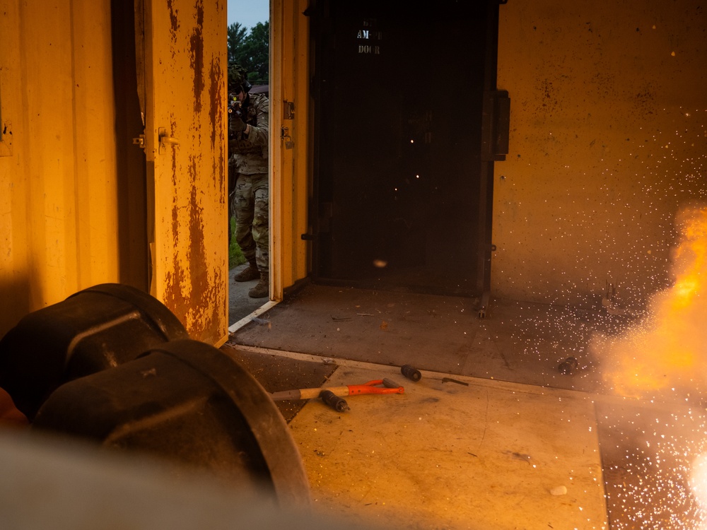 126 Security Forces Squadron Shine Bright During Flash Bang Training