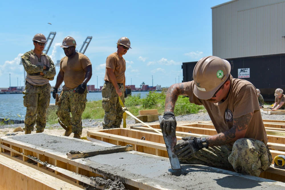 NMCB 11 Port Construction