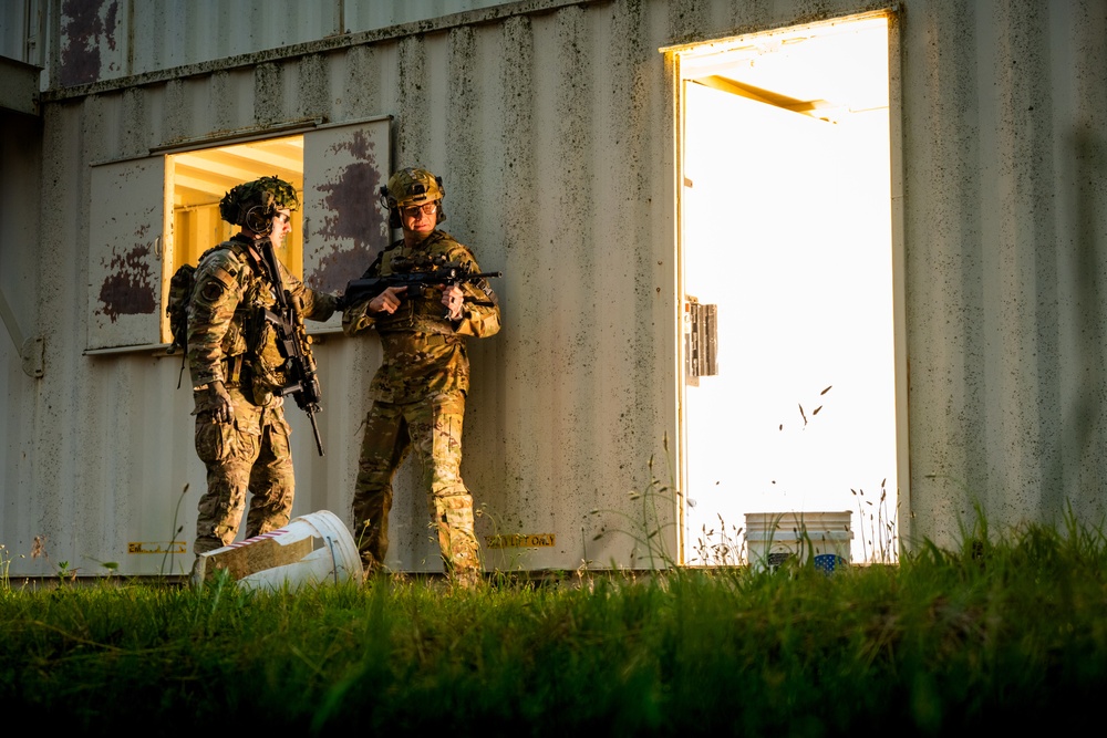 126 Security Forces Squadron Shine Briaght During Flash Bang Training