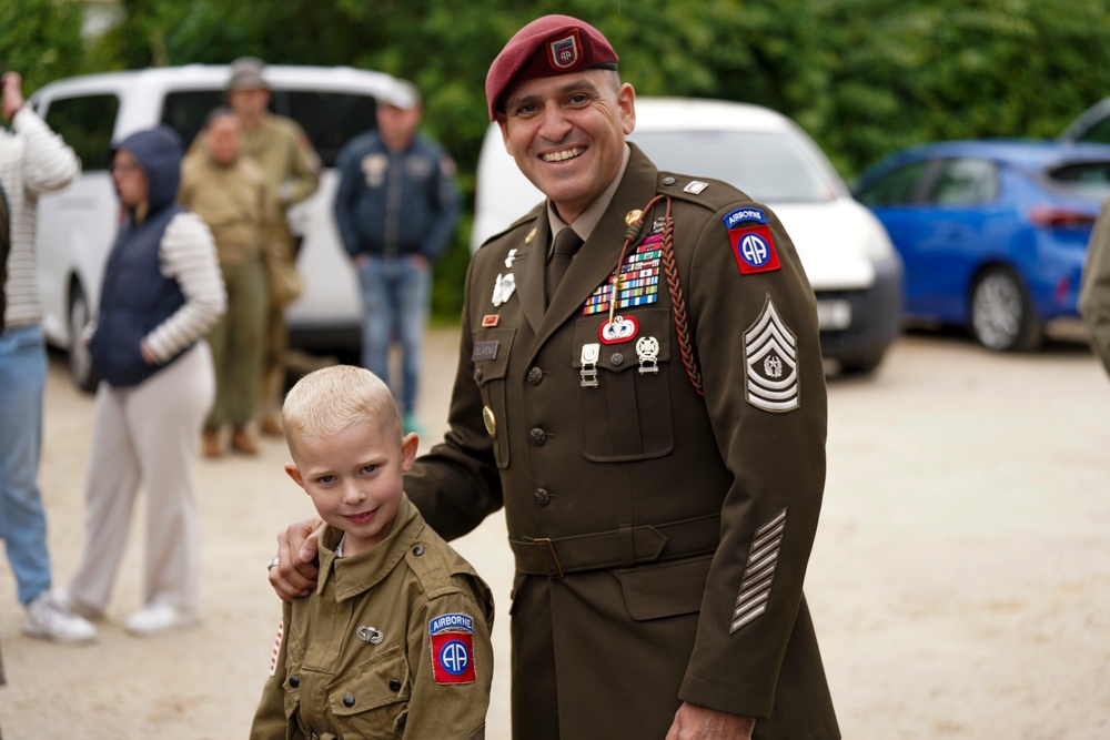DDay81 82nd Airborne Division and 90th Infantry Division Memorial Ceremony