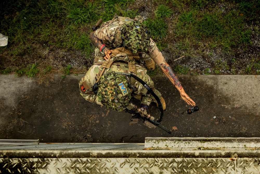126 Security Forces Squadron Shine Briaght During Flash Bang Training