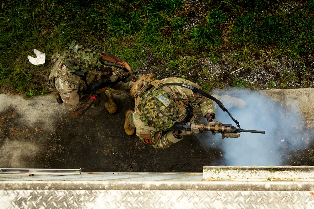 126 Security Forces Squadron Shine Briaght During Flash Bang Training