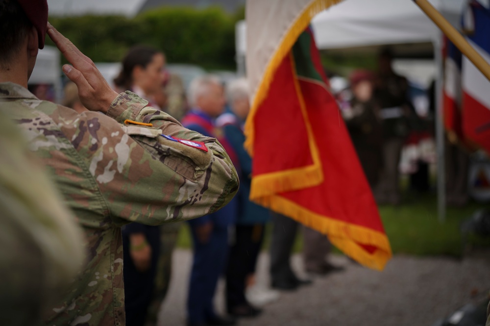 DDay81 82nd Airborne Division and 90th Infantry Division Memorial Ceremony