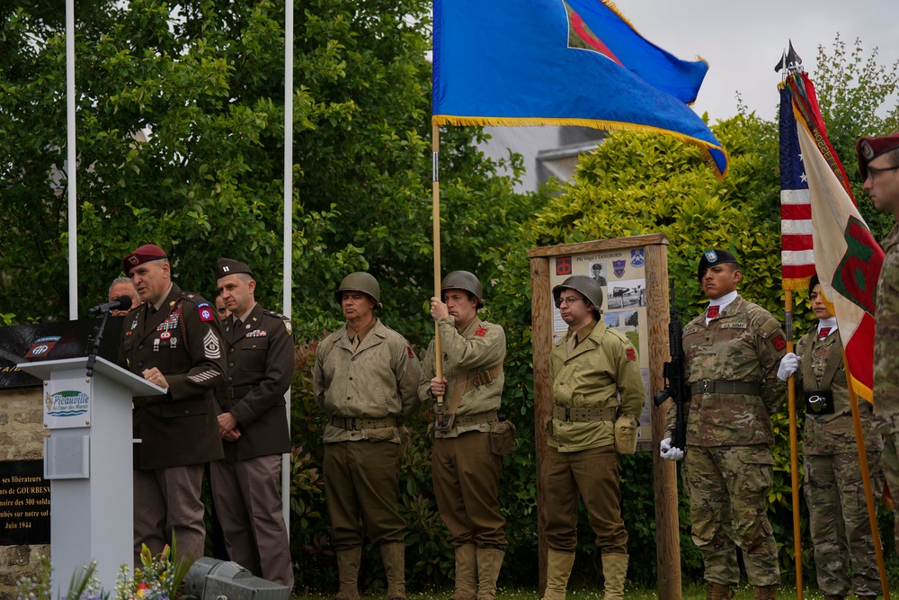 DDay81 82nd Airborne Division and 90th Infantry Division Memorial Ceremony
