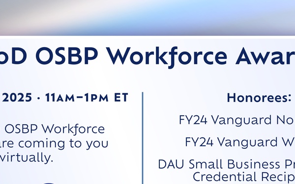 DoD OSBP Workforce Awards