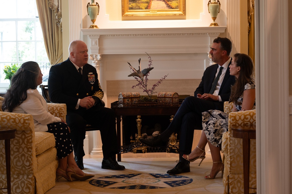 MCPON Honea Conducts Executive Engagement Visit in Oklahoma City