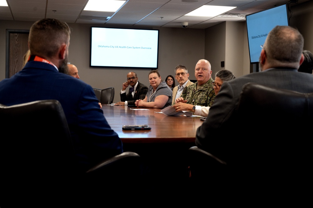 MCPON Honea Conducts Executive Engagement inOklahoma City