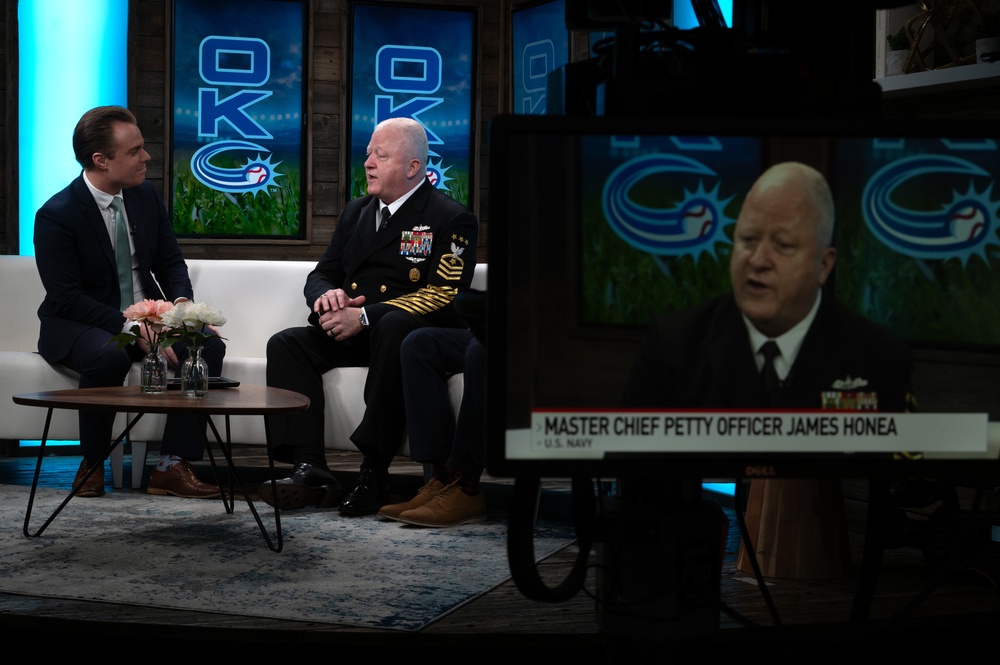 MCPON Honea Conducts Executive Engagement in Oklahoma City