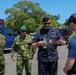 Swedish Delegation tours New York Harbor during a maritime security mission