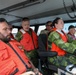Swedish Delegation tours New York Harbor during a maritime security mission