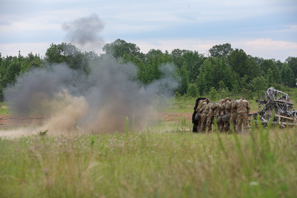 239th Brigade Engineer Battalion Demolition Training