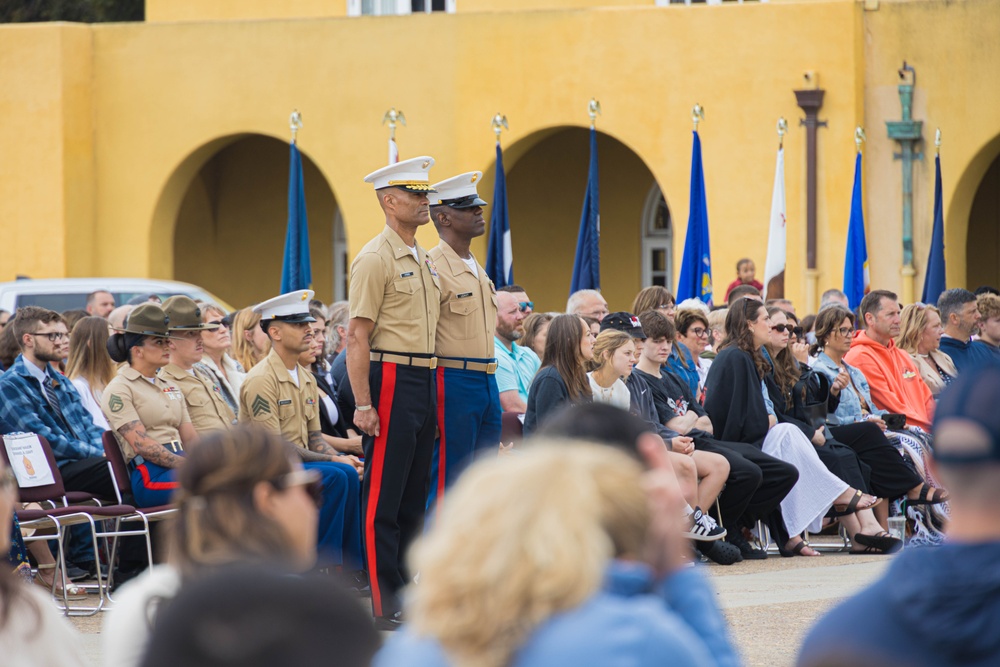 Morning Colors Ceremony and Charlie Company Graduation