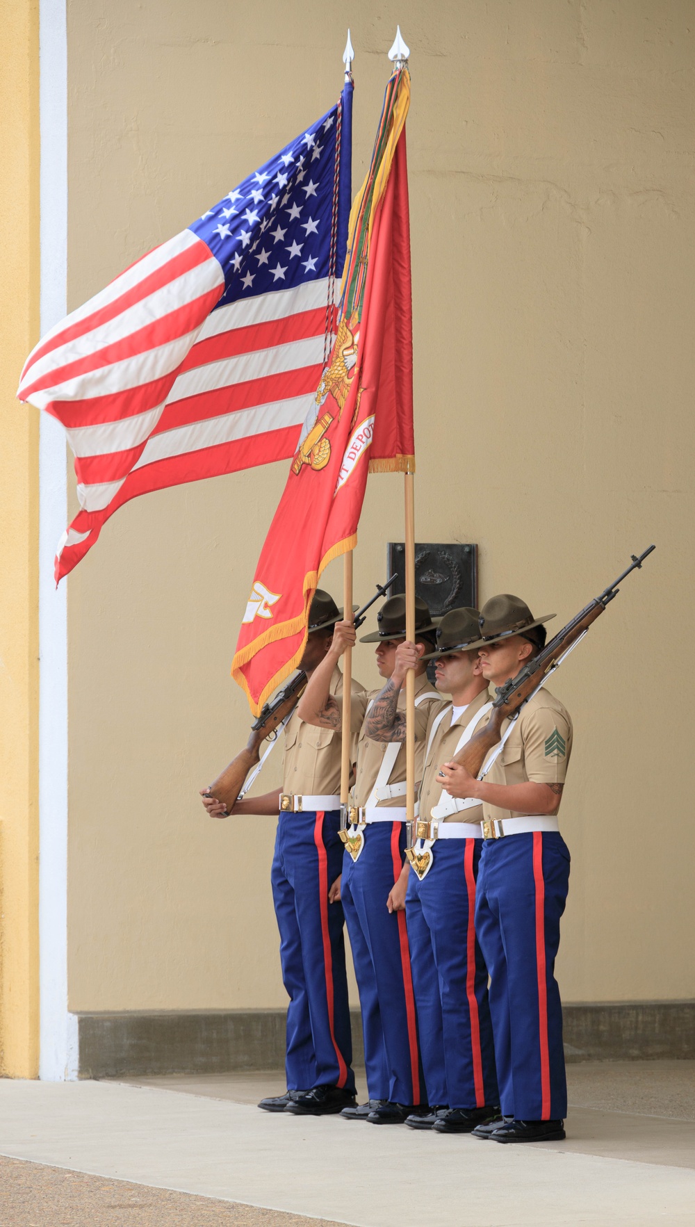 Morning Colors Ceremony and Charlie Company Graduation