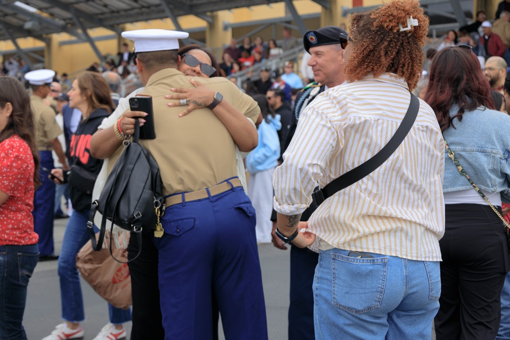 Morning Colors Ceremony and Charlie Company Graduation