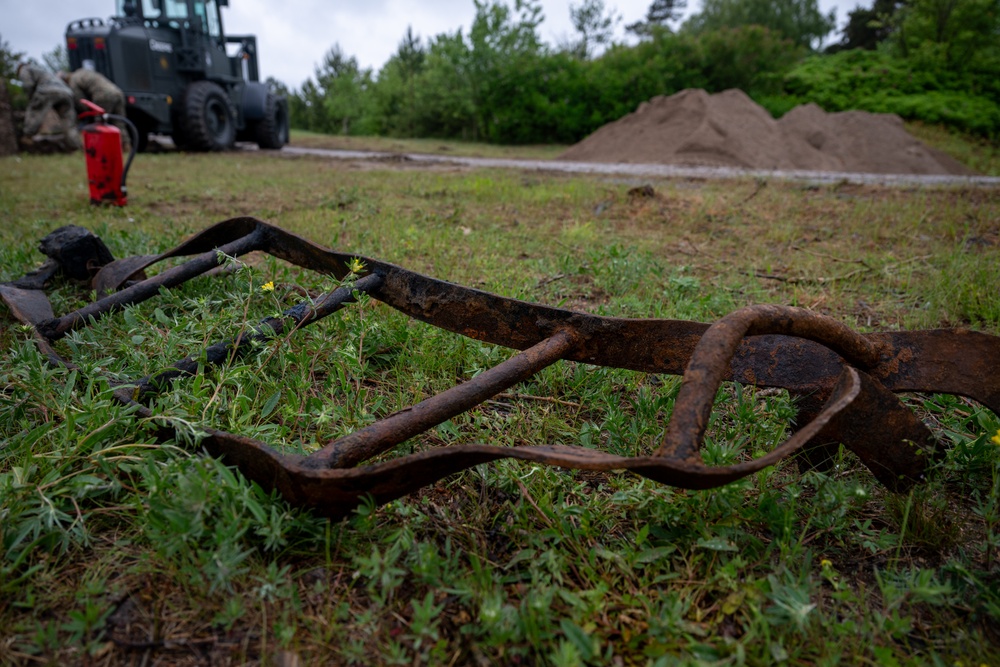 BALTOPS 25 – 8th Engineer Support Battalion Portable Boat Ramp Debris Clearing
