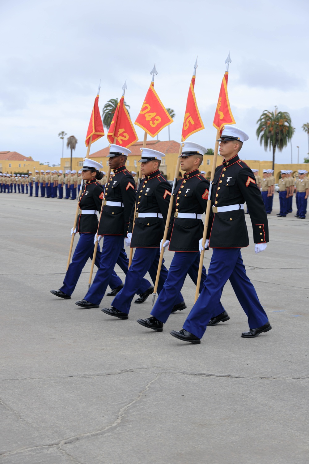 Morning Colors Ceremony and Charlie Company Graduation