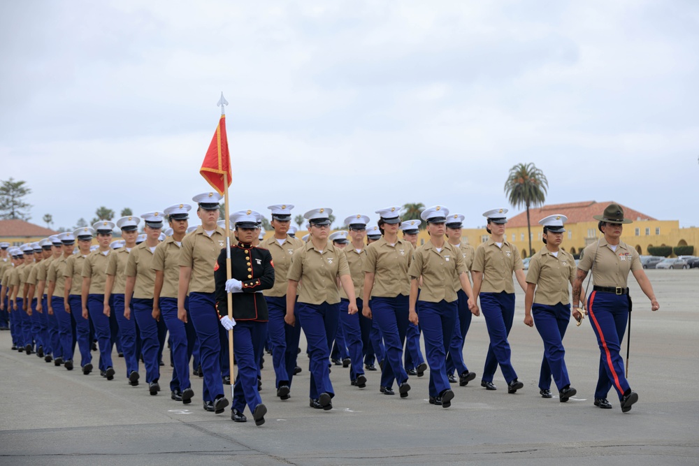 Morning Colors Ceremony and Charlie Company Graduation
