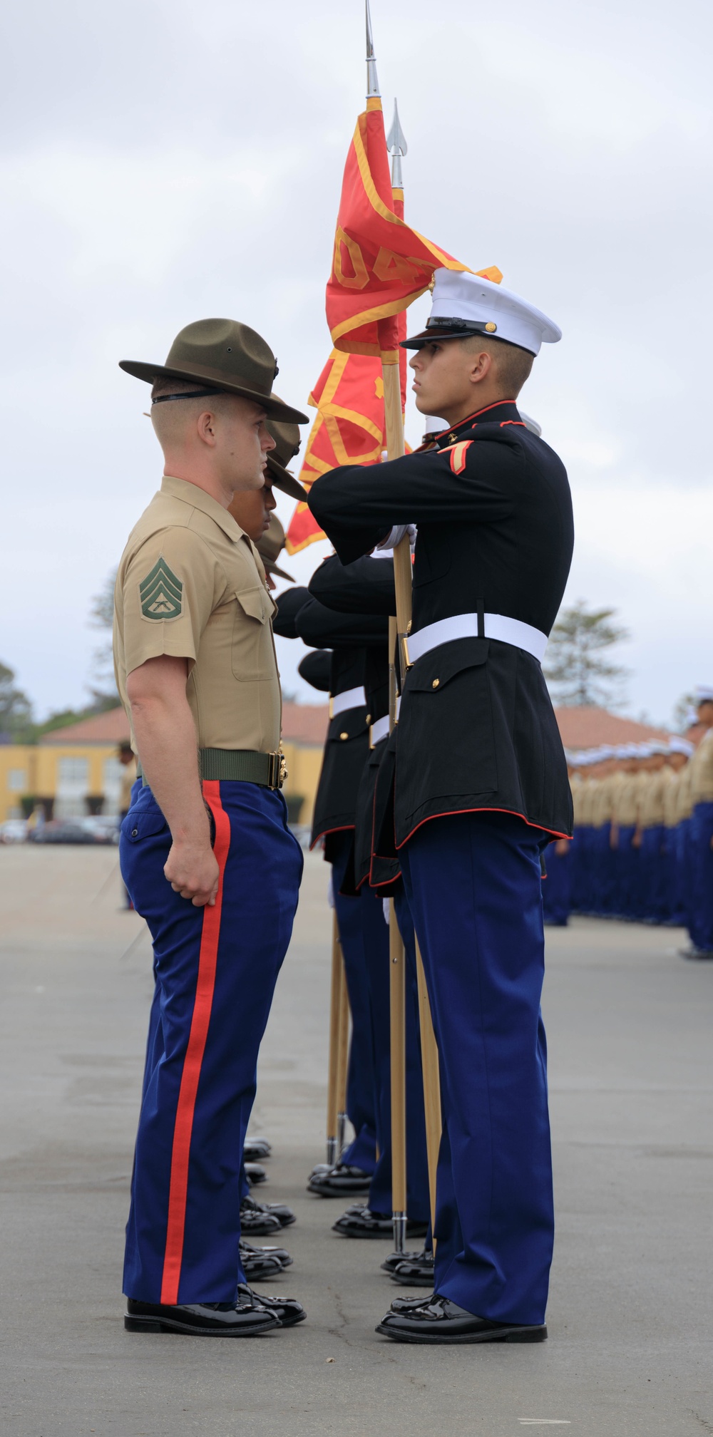 Morning Colors Ceremony and Charlie Company Graduation