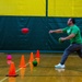 USS Ronald Reagan (CVN 76) Sailors compete in a dodgeball game