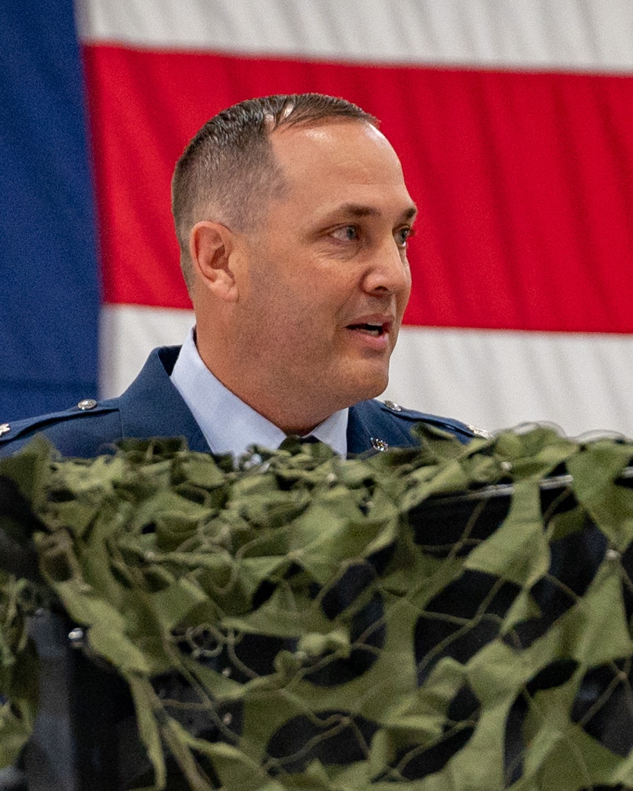 582nd Operations Support Squadron change of command ceremony