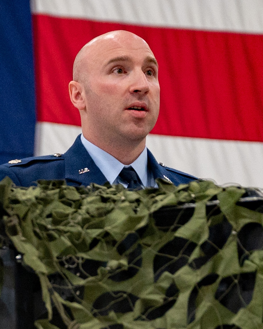 582nd Operations Support Squadron change of command ceremony