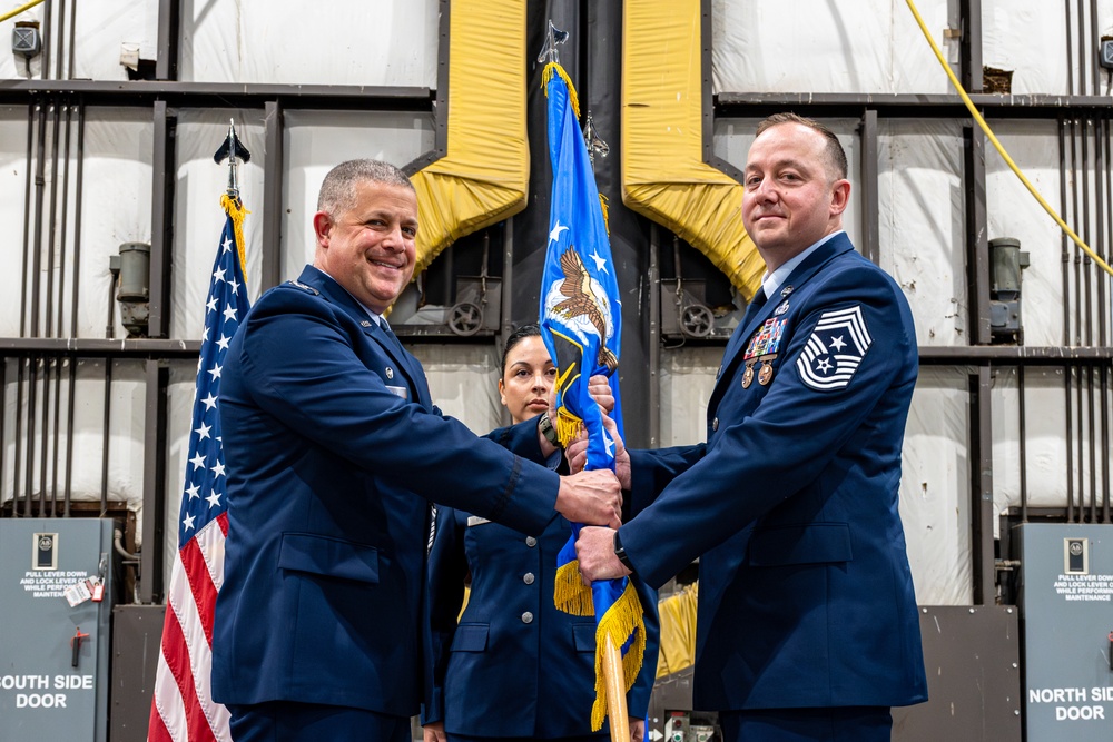 635th Supply Chain Operations Wing change of responsibility ceremony