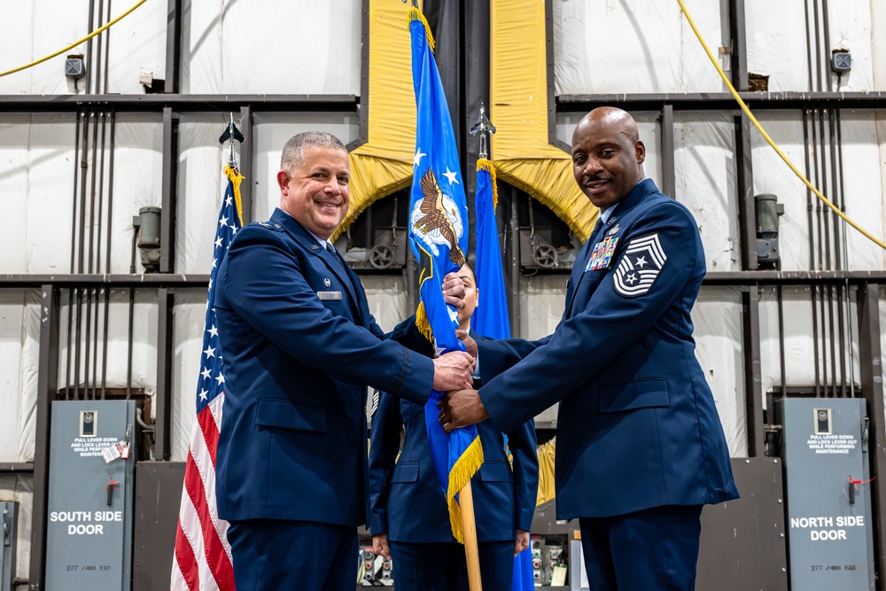 635th Supply Chain Operations Wing change of responsibility ceremony