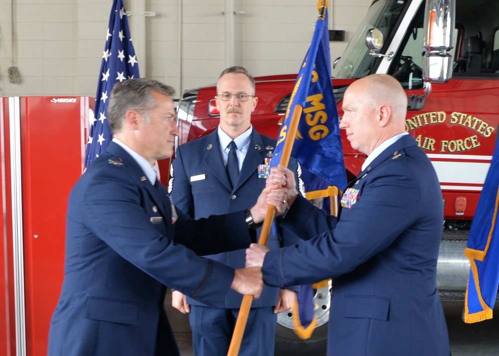 New York Air National Guard Maj. Shaun Denton Assumes Command of 106th Communications Squadron in June 6 Ceremony