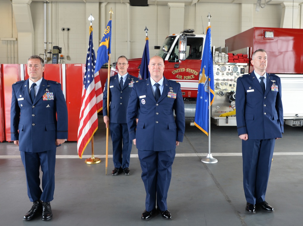 New York Air National Guard Maj. Shaun Denton Assumes Command of 106th Communications Squadron in June 6 Ceremony
