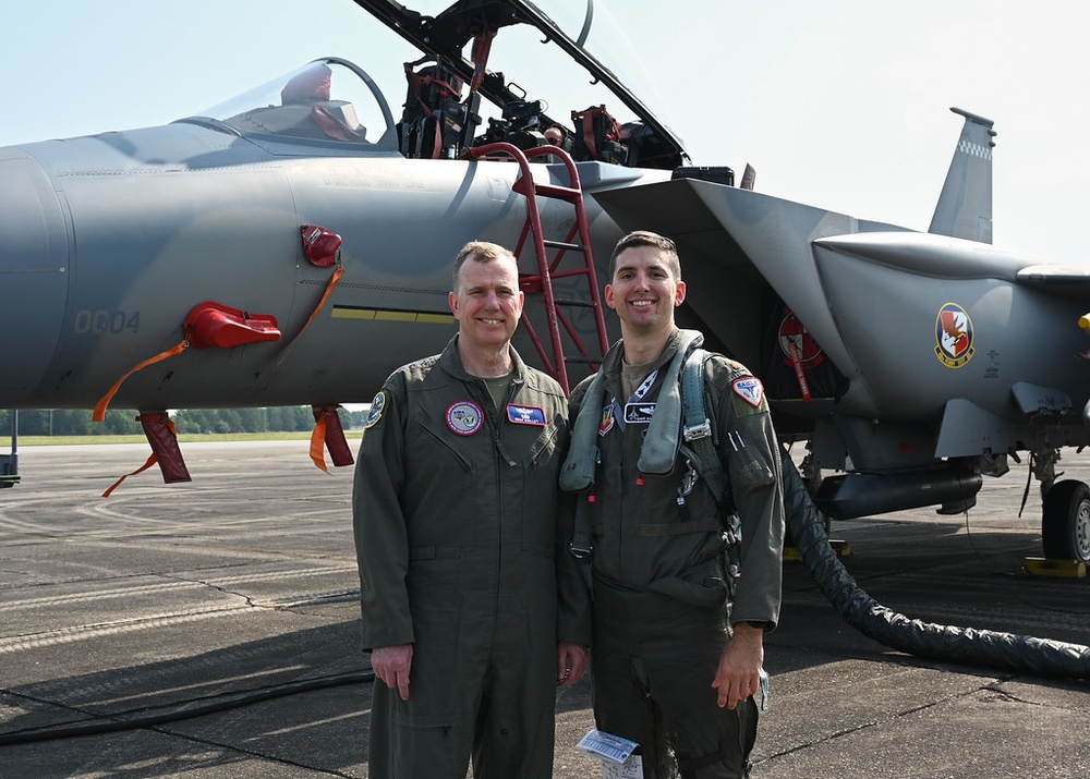 NORAD, USNORTHCOM commander visits F-15EX program