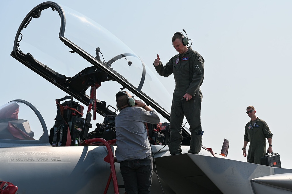 NORAD, USNORTHCOM commander visits F-15EX program