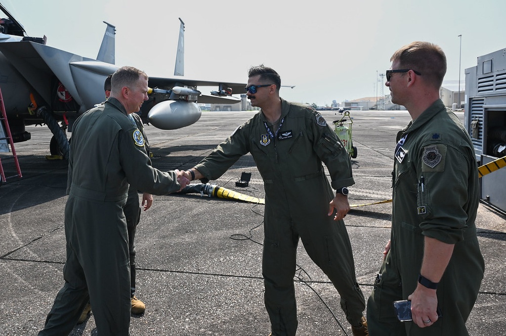 NORAD, USNORTHCOM commander visits F-15EX program