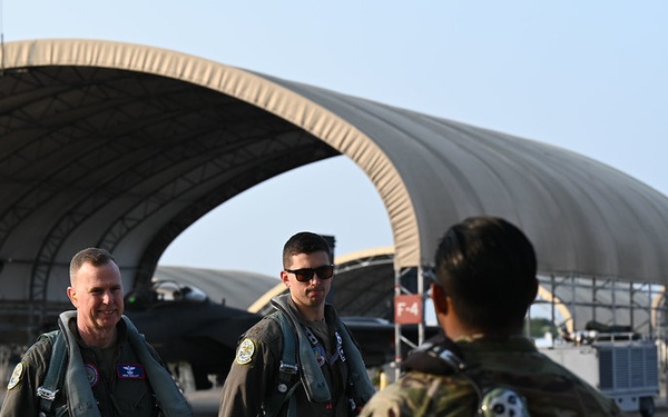 NORAD, USNORTHCOM commander visits F-15EX program