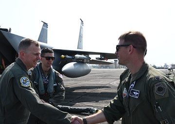 NORAD, USNORTHCOM commander visits F-15EX program
