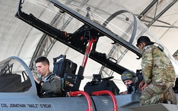 NORAD, USNORTHCOM commander visits F-15EX program
