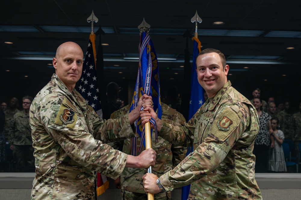437th Supply Chain Operations Squadron Change of Command Ceremony