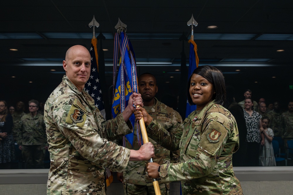 437th Supply Chain Operations Squadron Change of Command Ceremony