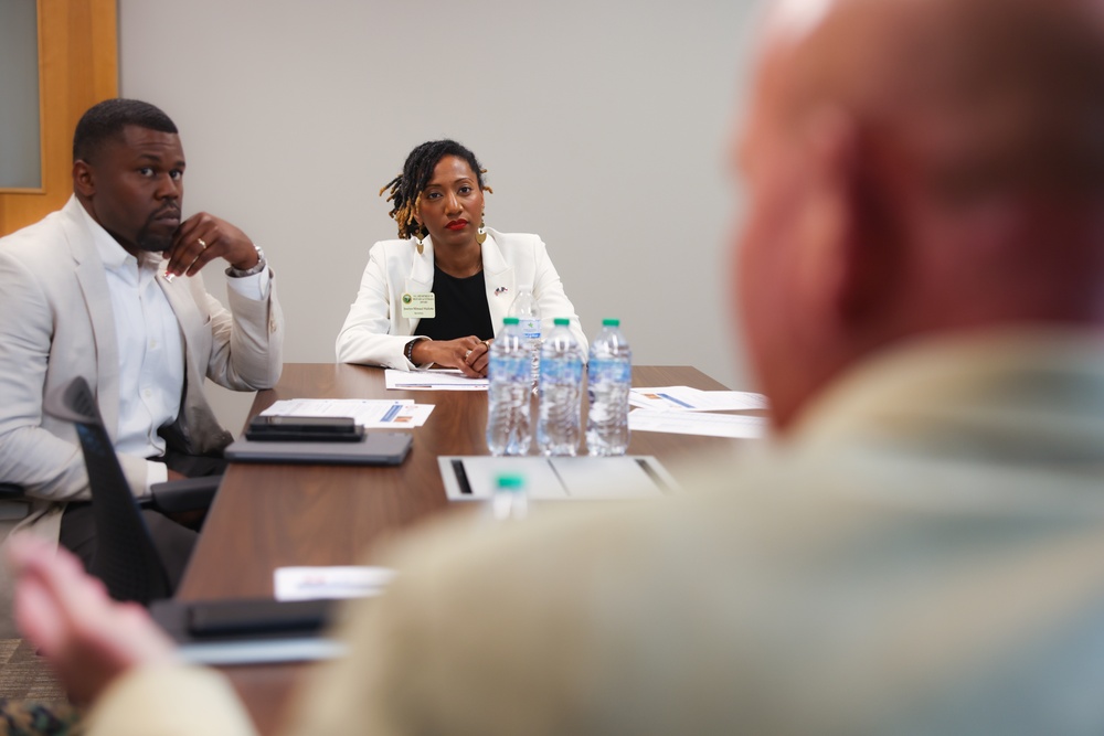 The North Carolina Department of Military and Veterans Affairs Tours MCB Camp Lejeune