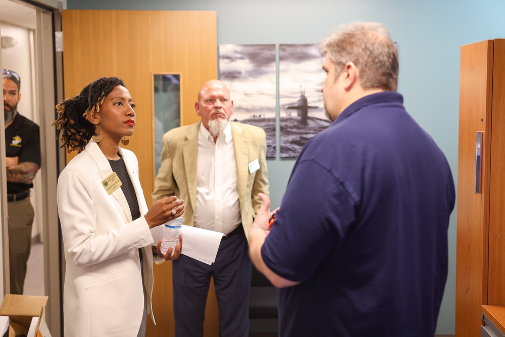 The North Carolina Department of Military and Veterans Affairs Tours MCB Camp Lejeune