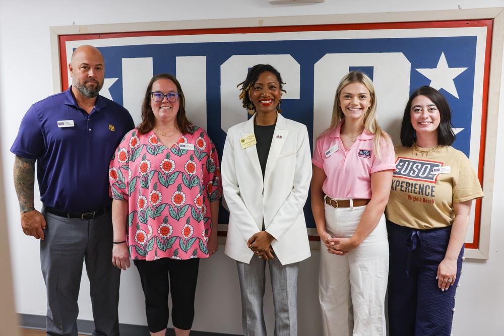 The North Carolina Department of Military and Veterans Affairs Tours MCB Camp Lejeune