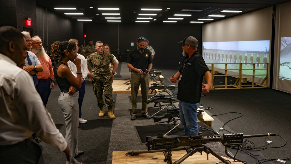 The North Carolina Department of Military and Veterans Affairs Tours MCB Camp Lejeune