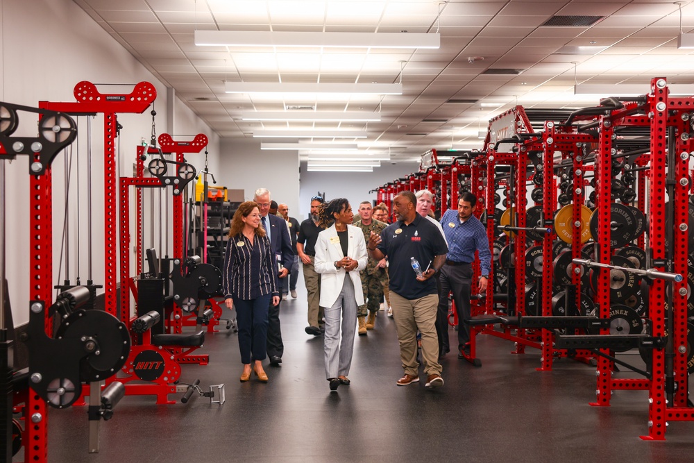 The North Carolina Department of Military and Veterans Affairs Tours MCB Camp Lejeune