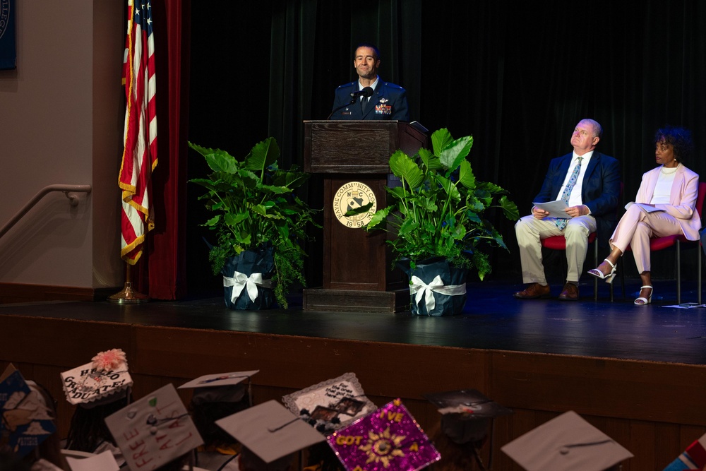Public School at Seymour Johnson AFB Graduates Its First High School Class