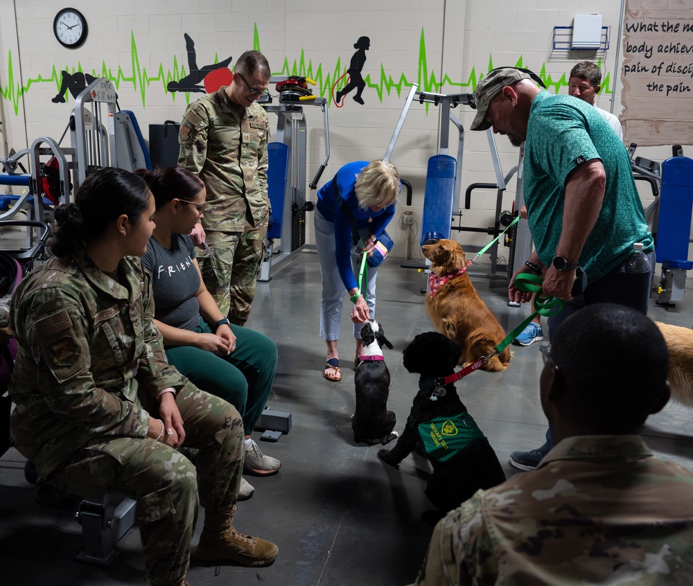 Paws for People visit AFMAO
