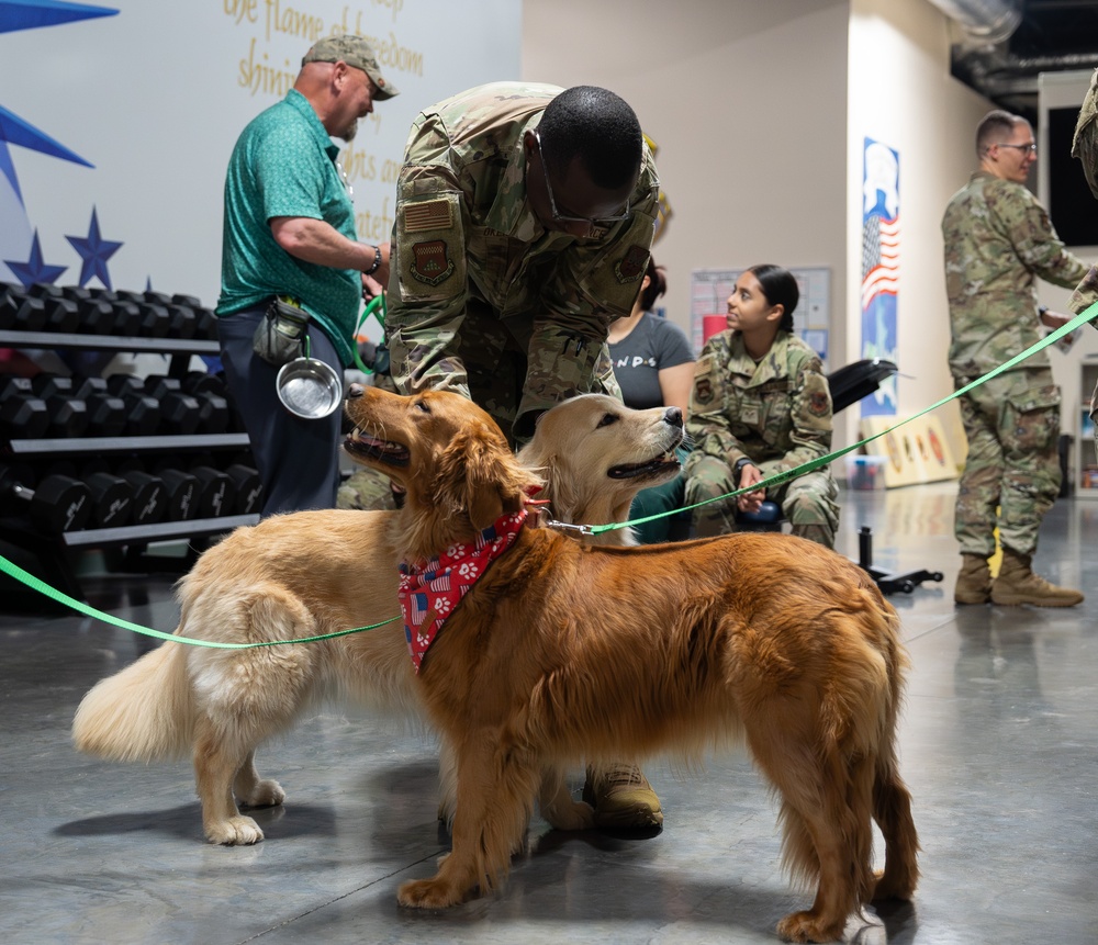 Paws for People visit AFMAO