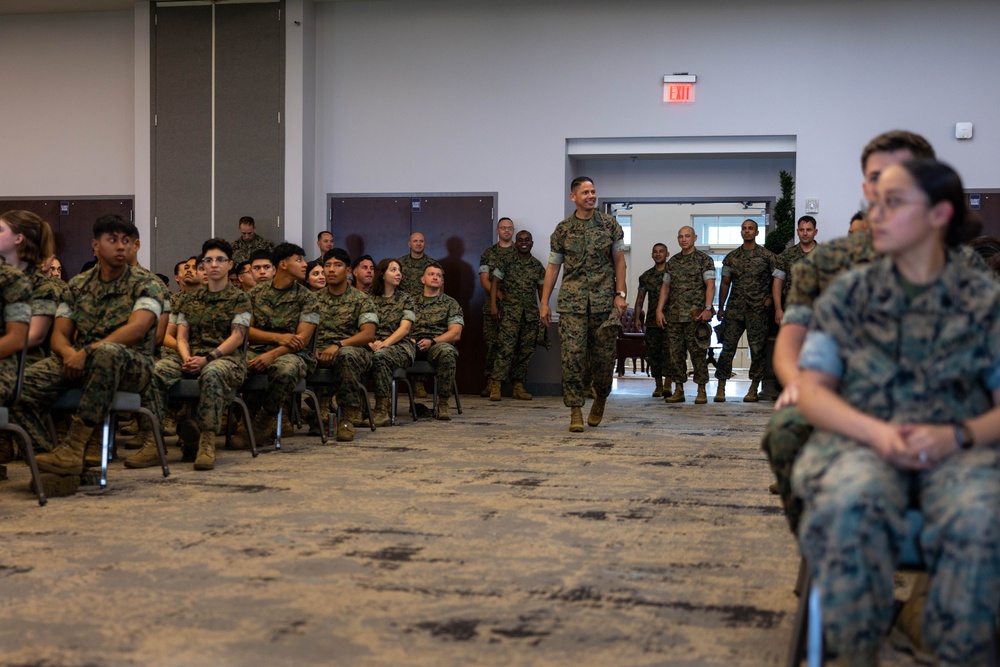Sergeant Major of the Marine Corps Visits MCAS Cherry Point
