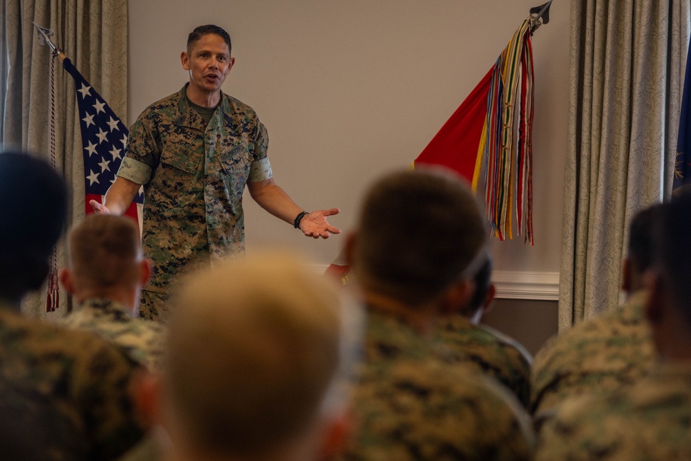 Sergeant Major of the Marine Corps Visits MCAS Cherry Point