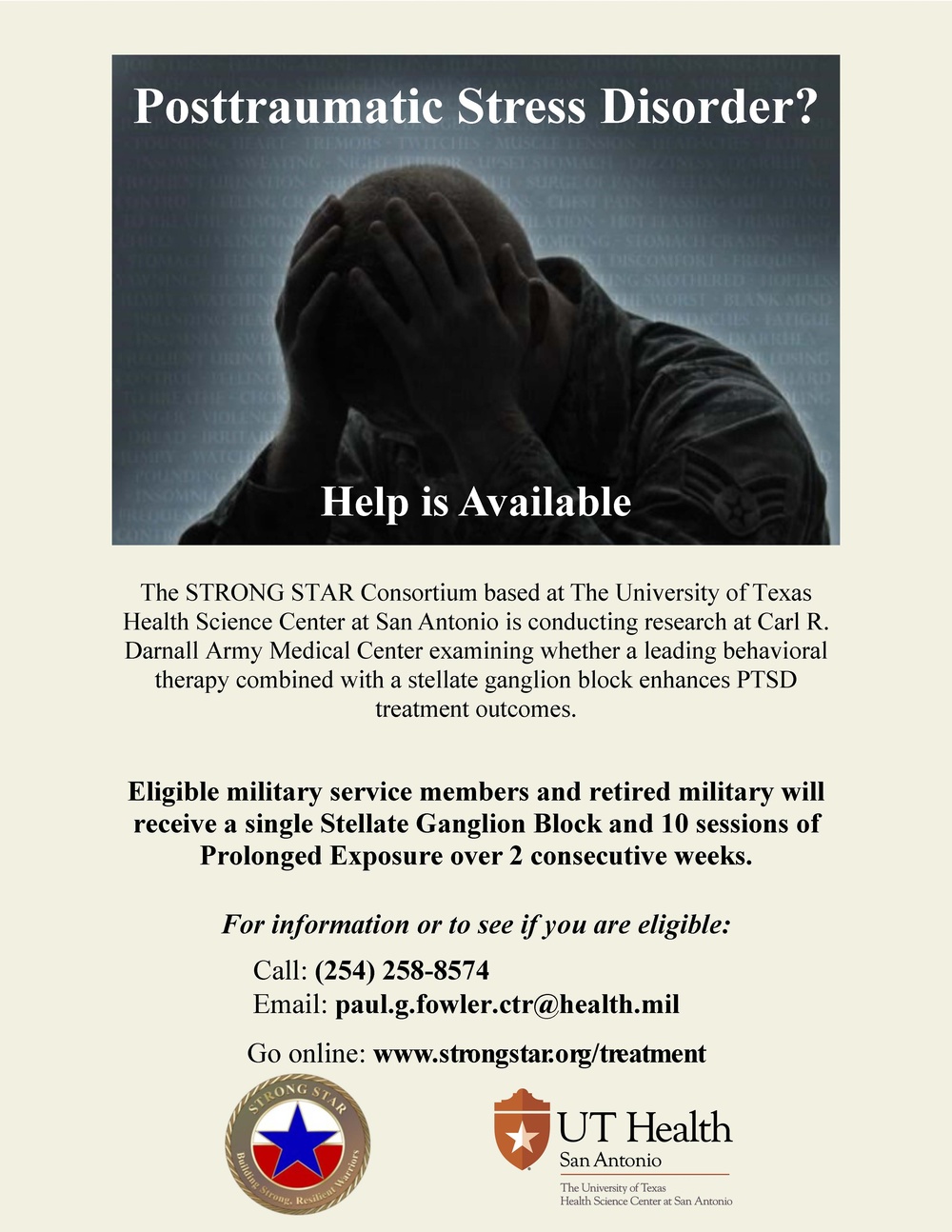 CRDAMC, STRONG STAR Consortium lead the fight against combat-related PTSD