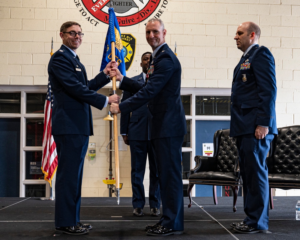 The 87th CES hosts change of command ceremony