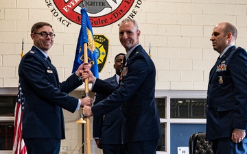The 87th CES hosts change of command ceremony